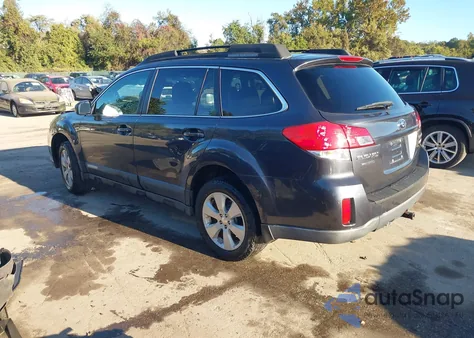 2011 Subaru Outback 2.5I Premium из США, поврежденный, VIN 4S4BRBCC0B3347602